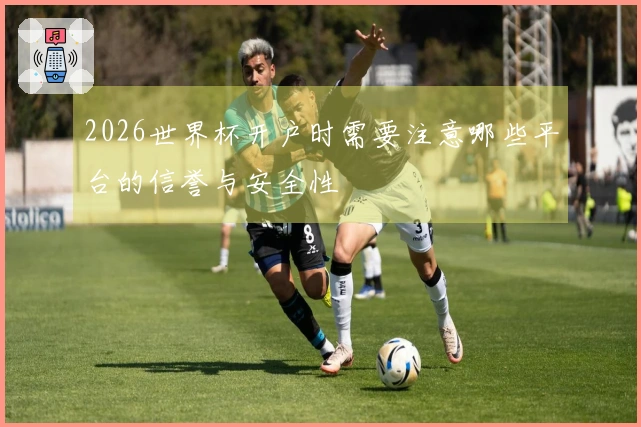 2026世界杯开户时需要注意哪些平台的信誉与安全性