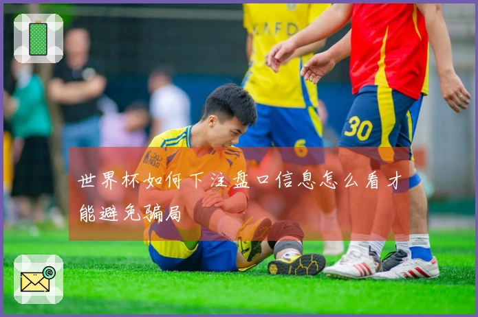 世界杯如何下注盘口信息怎么看才能避免骗局