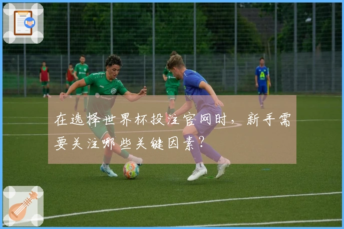 在选择世界杯投注官网时，新手需要关注哪些关键因素？
